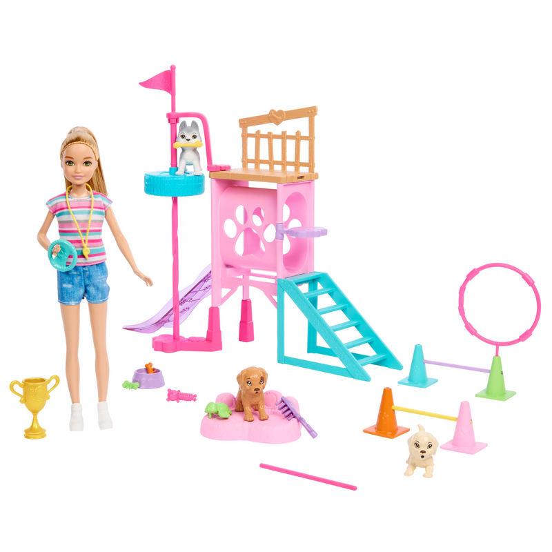 Barbie - Stacie's Puppy Playground Playset - Product view
