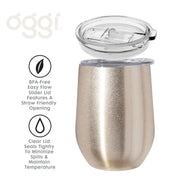 OGGI - Bar Double-Walled Tumbler | 350 mL — , Gold