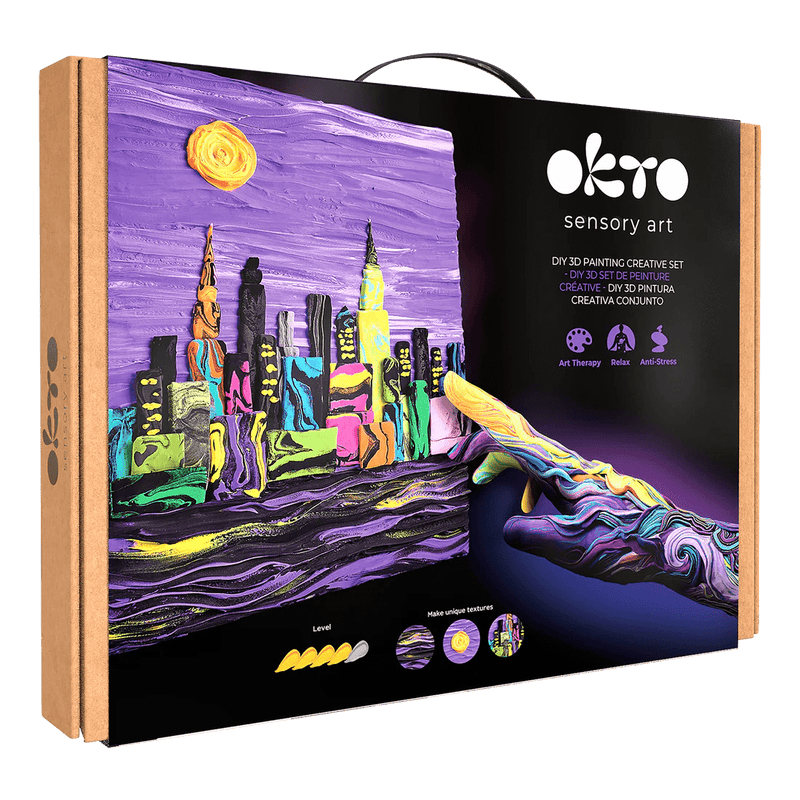 OKTO - DIY 3D CREATIVE PAINTING SET - NEW YORK SKYLINE Games & Toys