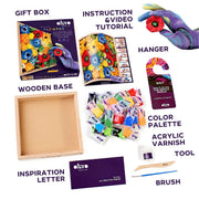 OKTO - WOOD & CRAFT - FLOWERS - FREEDOM Games & Toys