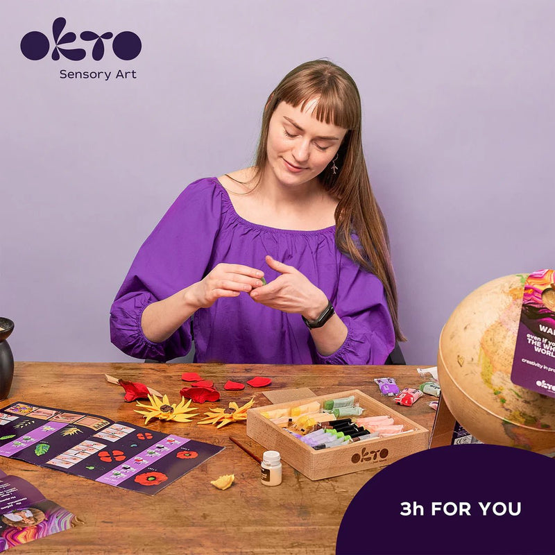 OKTO - WOOD & CRAFT - FLOWERS - FREEDOM Games & Toys