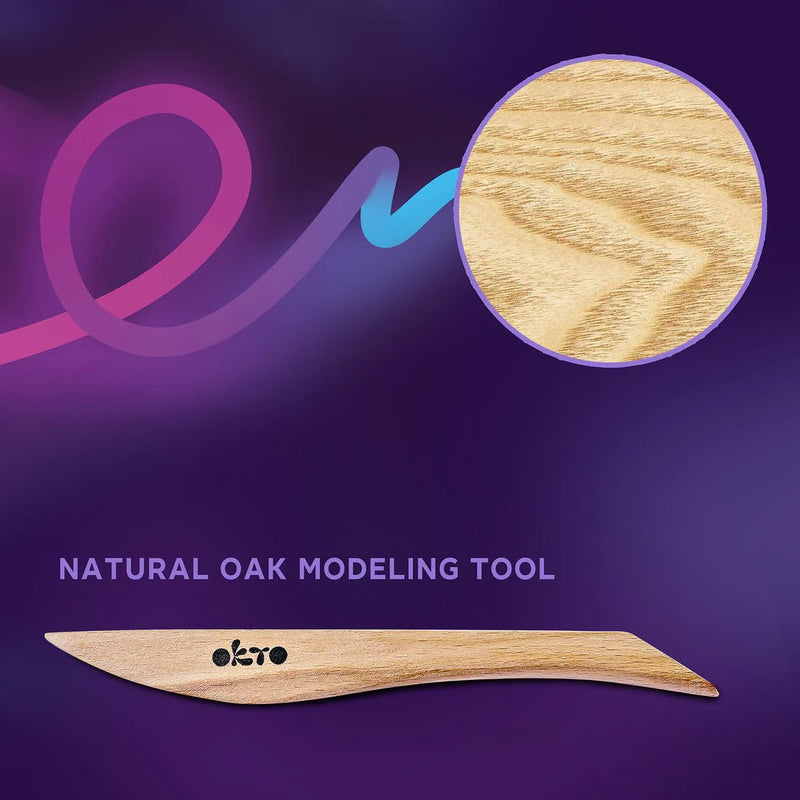 OKTO - Wooden Clay Modeling Tool
