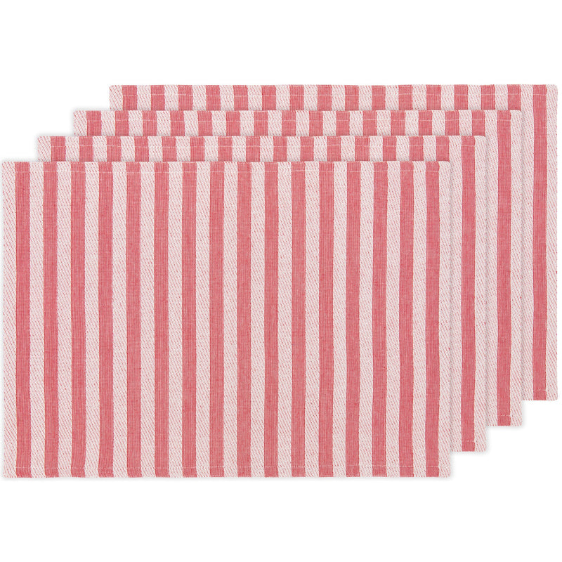 Now Designs - Peppermint Stripe Placemats Set of 4