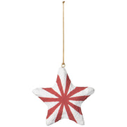 Peace and Harmony Cotton Mache Christmas Tree Ornament — possible assortment styles; one random ornament included