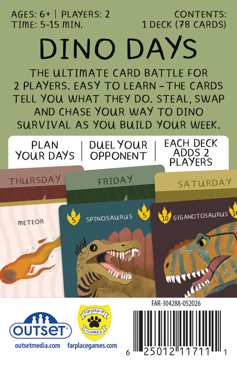 Outset Media - Dino Days Card Game - product view 2