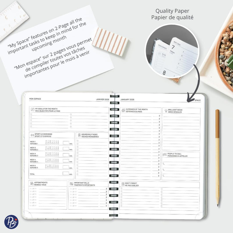 PBI - ANNUAL AGENDA 2026 - CLASSIC FLOWERS Games & Toys