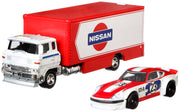 Hot Wheels - Team Transport Vehicle & Car Set | 1:64 Scale - Single Random Pick