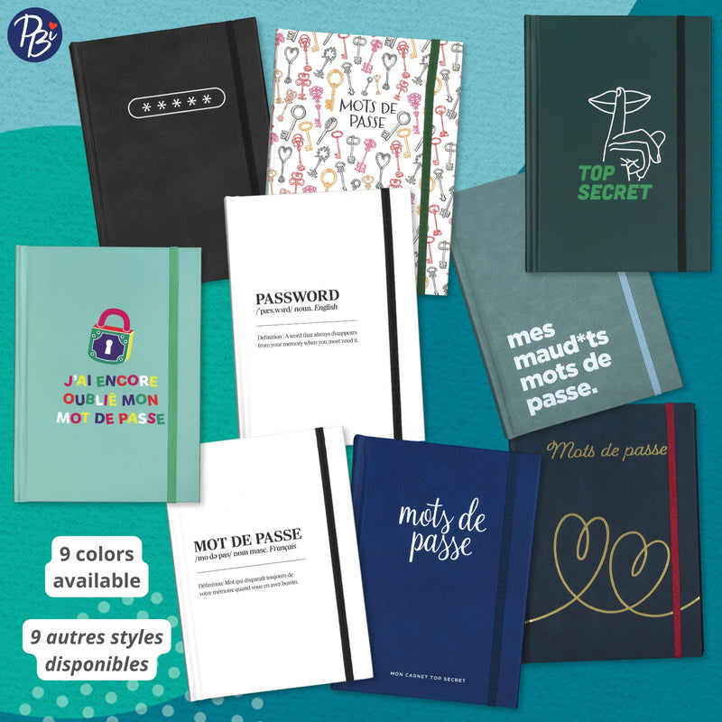 Pierre Belvedere - Password Notebook - Classic Office Supplies