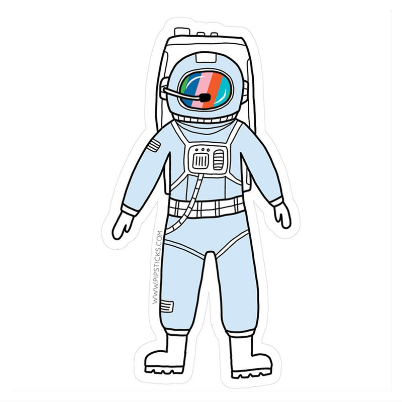 Pipsticks - Astronaut Vinyl Sticker