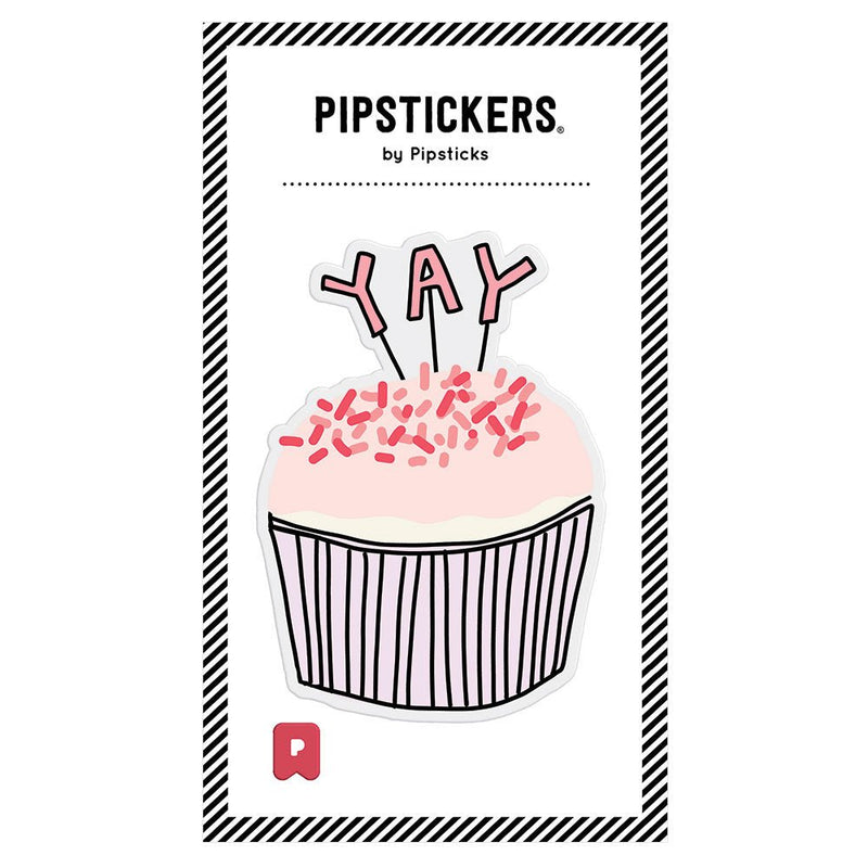 Pipsticks - Big Puffy Cupcake Sticker