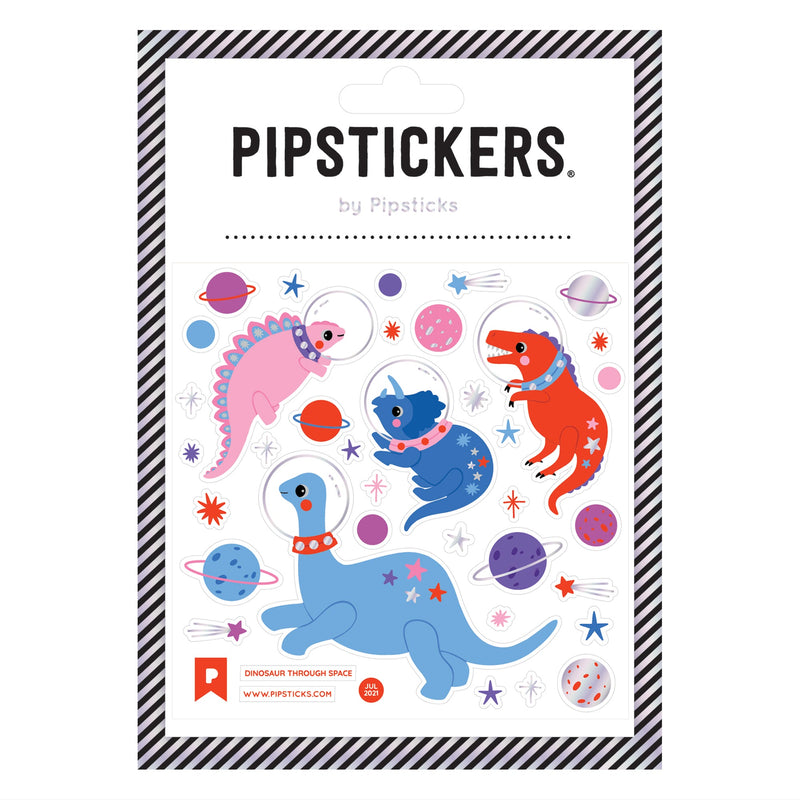 Pipsticks - Dinosaur Through Space Sticker Sheet