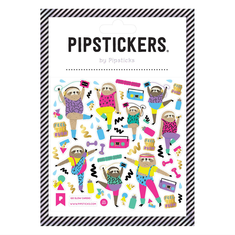 Pipsticks - Go Slow Cardio Sticker Sheet