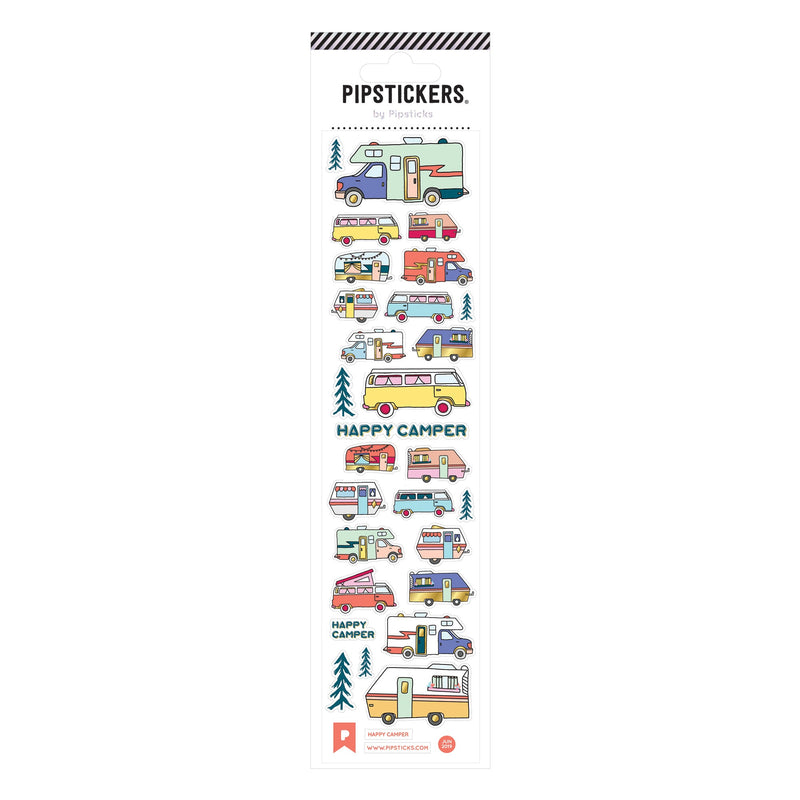 Pipsticks - Happy Camper Sticker Sheet