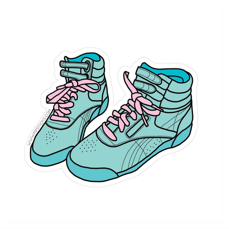 Pipsticks - High Tops Vinyl Sticker
