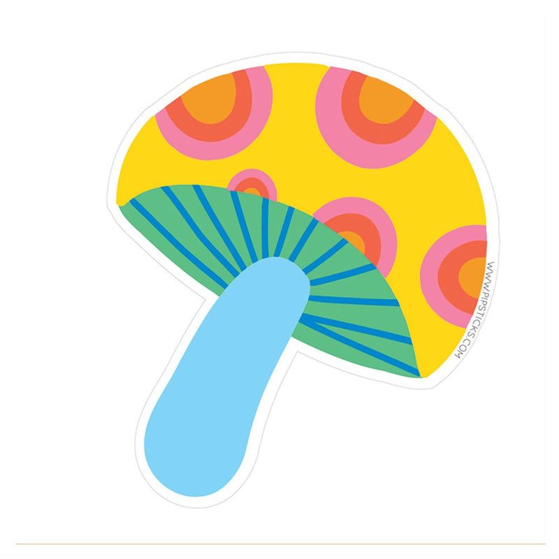 Pipsticks - Mushroom Vinyl Sticker