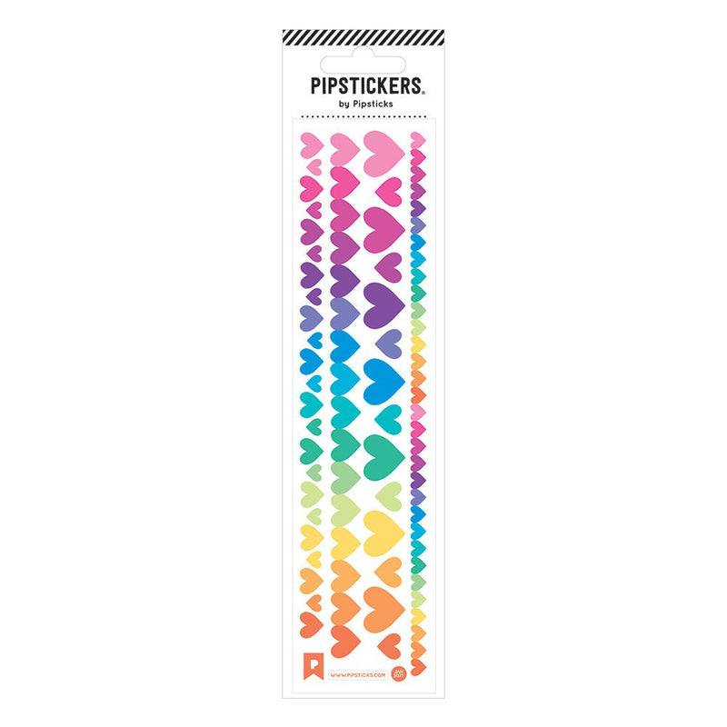 Pipsticks - Prismatic Hearts Sticker Sheet