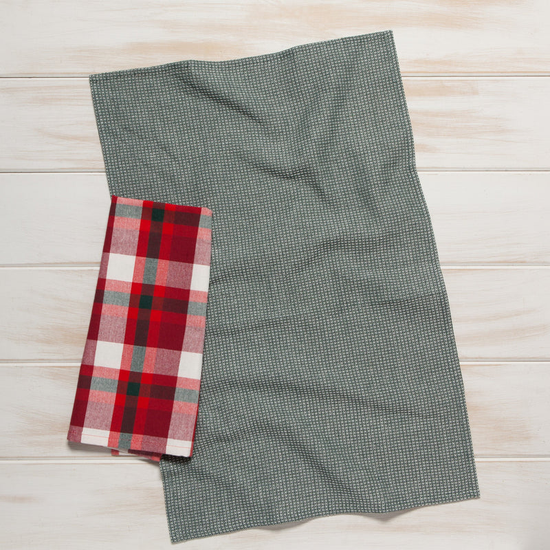 Danica - Recycled Cotton Tannenbaum Christmas Dishtowels Se