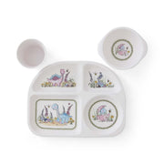 Portmeirion - 3 - Piece Set (Plate,Bowl,Cutlery) Dinosaur - Mini Meirion Home & Kitchen
