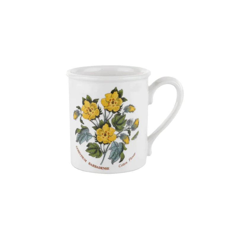 Portmeirion - Botanic Garden - 9 oz Breakfast Mug Cotton Flower Home & Kitchen