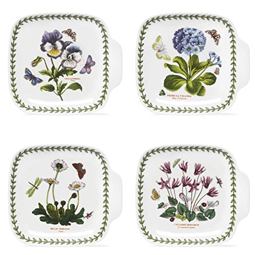 Portmeirion - Botanic Garden - Canape Dishes S/4 7.25" Home & Kitchen