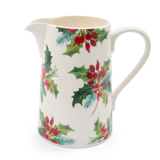 Portmeirion Botanic Garden Christmas Holly 3 Pint Bella Jug