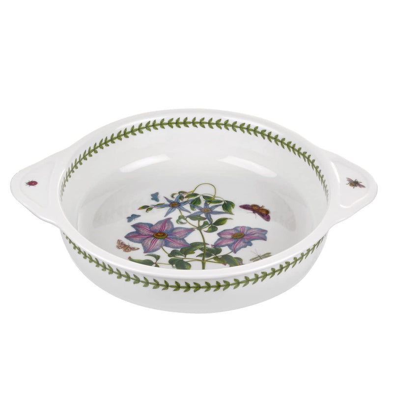 Portmeirion - Botanic Garden - Round Baking Dish with Handled | 10 in Home & Kitchen