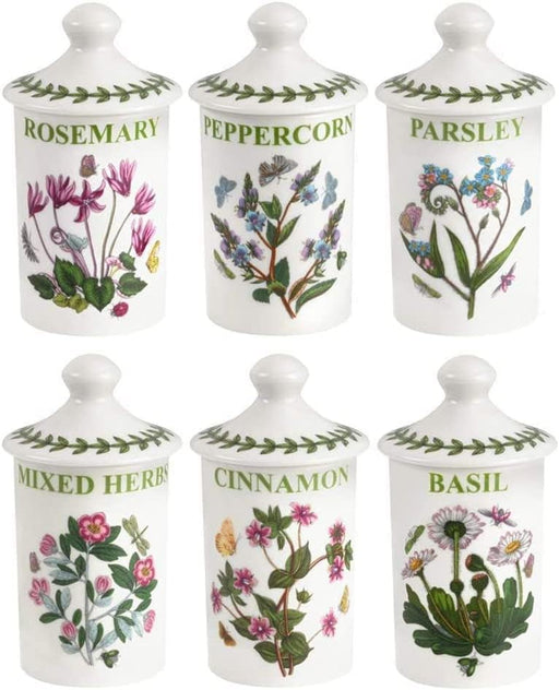 Portmeirion - Botanic Garden - Spice Jars (Set of 6) 4.5 in Home & Kitchen