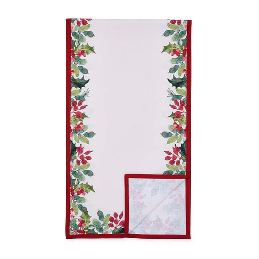 Portmeirion Botanic Garden Christmas Holly Table Runner