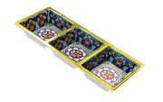 Prepara - Taco 3 - Section Tray Home & Kitchen Yellow