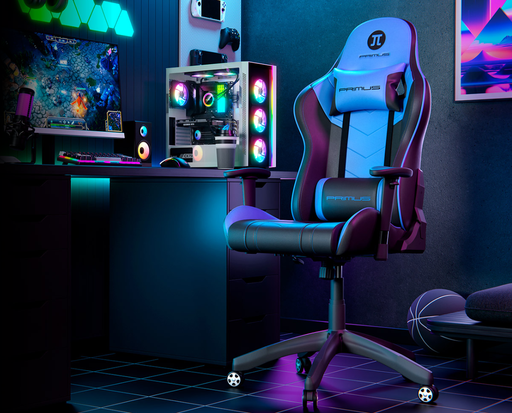 Primus - Thronos 100T Gaming Chair Furniture Blue