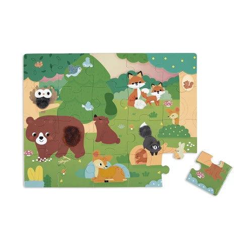 Janod - Puzzle - Tactile Forest