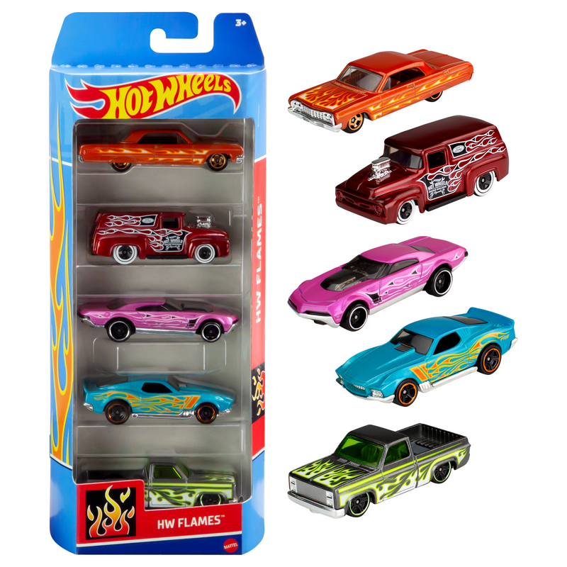 Hot Wheels - Die-Cast Vehicle 5-Pack | 1:64 Scale - Product view