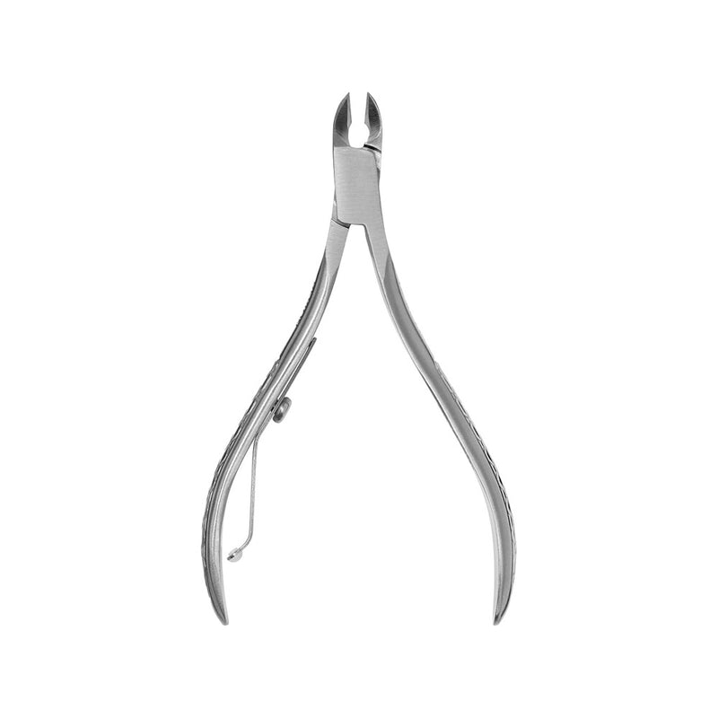 Qualinox PREMIUM Mini moon head nipper half jaw 1un on a plain background