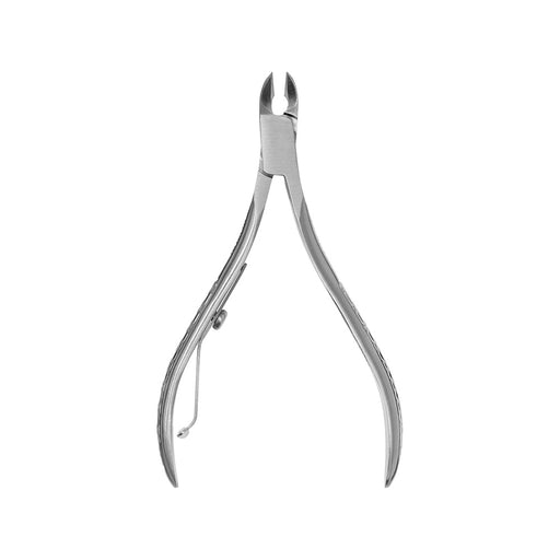 Qualinox PREMIUM Mini moon head nipper half jaw 1un on a plain background