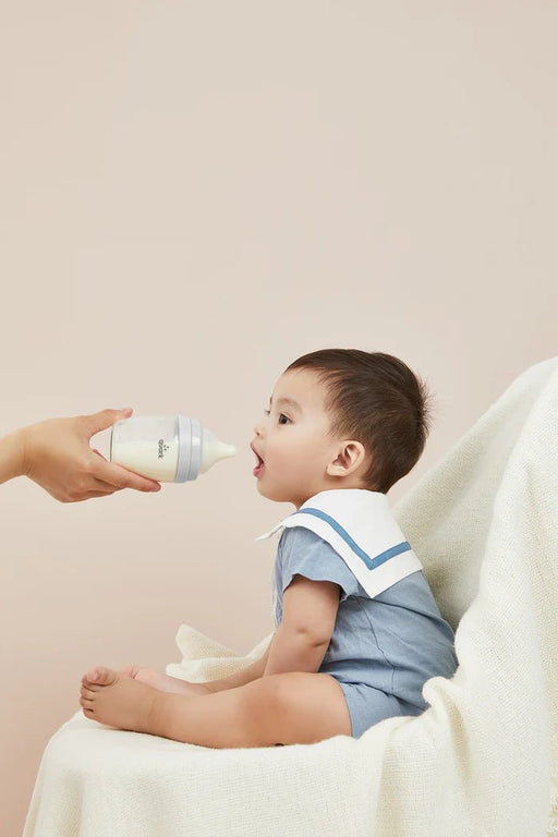 Quark - BuubiBottle MAX 1 Pack - GREY 8 oz Mother & Baby