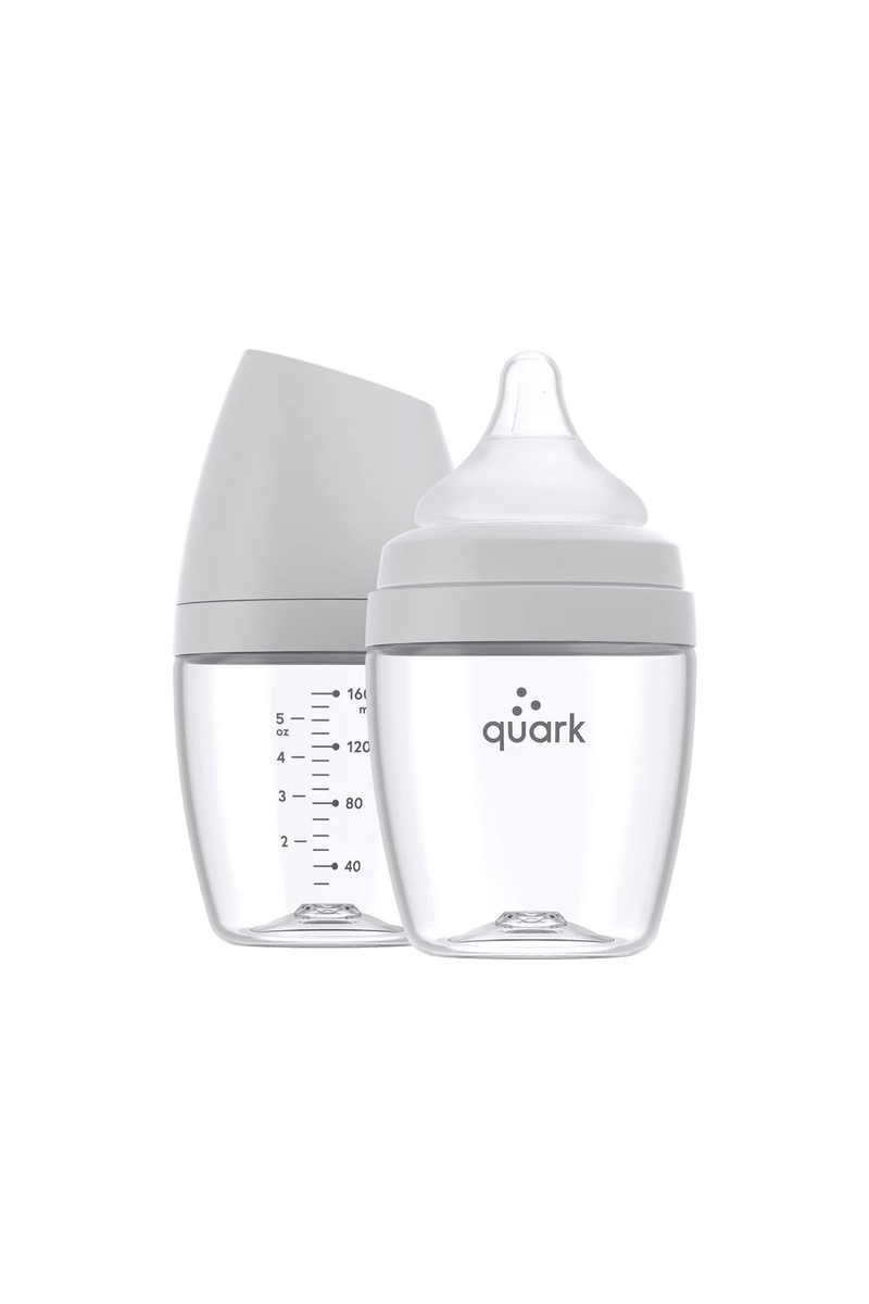 Quark - BuubiBottle MINI 2 Pack - GREY 5oz Mother & Baby