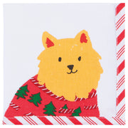 Jubilee - Holiday Hounds Christmas Cocktail Napkins Set of 4