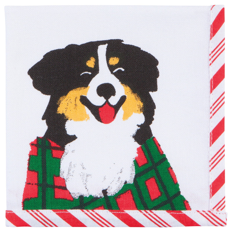 Jubilee - Holiday Hounds Christmas Cocktail Napkins Set of 4