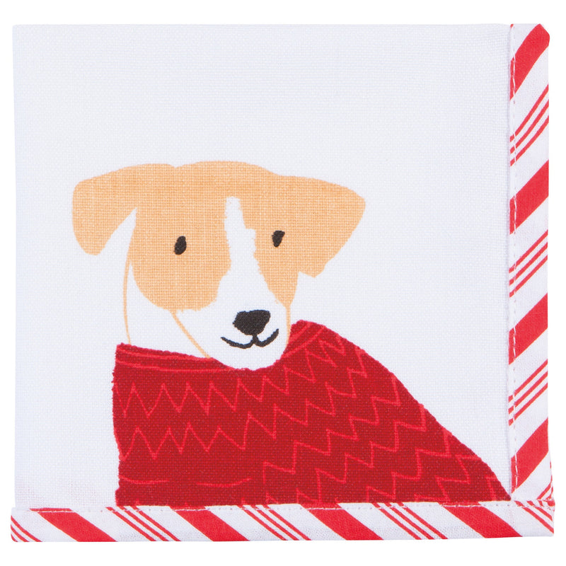 Jubilee - Holiday Hounds Christmas Cocktail Napkins Set of 4
