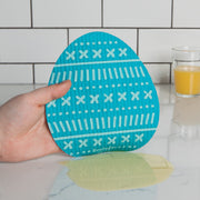 Danica - Easter Eggs Shaped Swedish Dishcloths Set of 3 - lifestyle