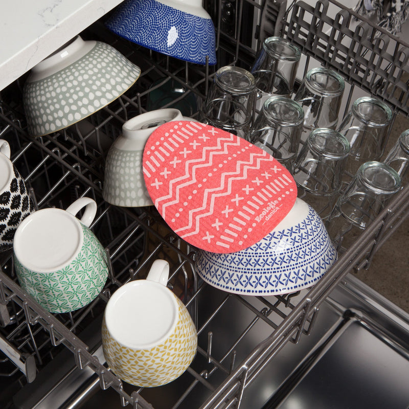 Danica - Easter Eggs Shaped Swedish Dishcloths Set of 3 - lifestyle