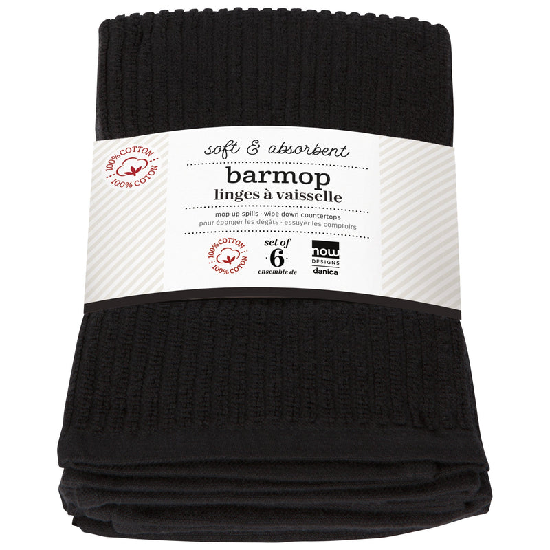 Now Designs - Black Barmop Set Small