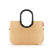 REISENTHEL - Loopshopper Large Frame - Raffia - Black