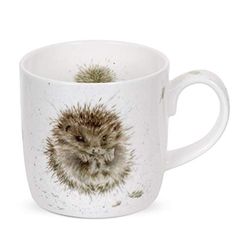 Royal Worcester - Wrendale DESIGNS 11 oz Ceramic Mug Home & Kitchen Awakening (Hedgehog)