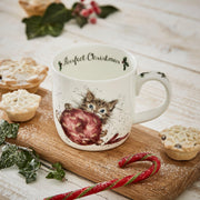 Royal Worcester - Wrendale DESIGNS 11 oz Ceramic Mug Home & Kitchen Purrfect Christmas