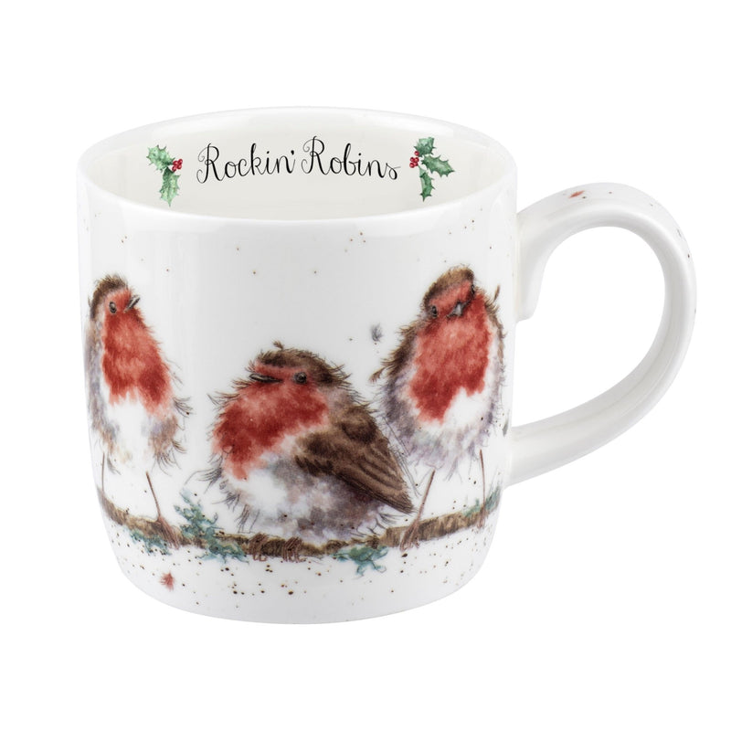 Royal Worcester - Wrendale DESIGNS 11 oz Ceramic Mug Home & Kitchen Rocking Robins