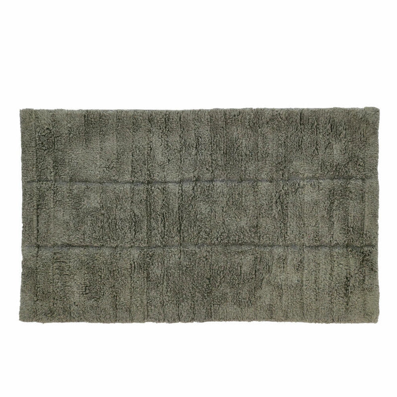 Zone Denmark - Tapis de bain TILES Vert olive 78 × 50 cm
