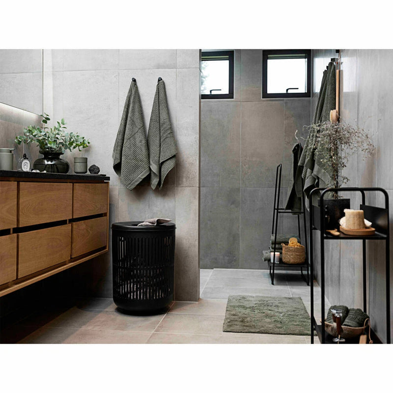 Zone Denmark - Tapis de bain TILES Vert olive 78 × 50 cm