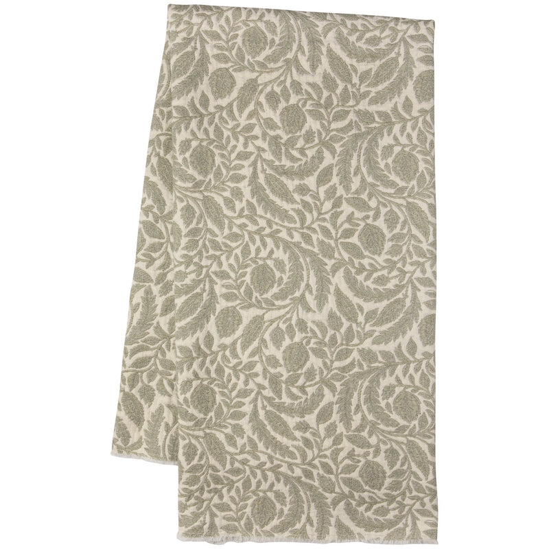 Heirloom - Topiary Green Throw