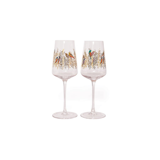 Sara Miller - Chelsea - Wine Glasses (Set of 2) | 15 oz / 443 mL Home & Kitchen